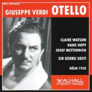 ヴェルディ（1813-1901）/Otello(German)： Solti / Cologne Rso Hopf C. watson Metternich