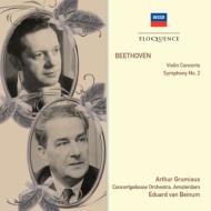ベートーヴェン（1770-1827）/Violin Concerto Sym 2 ： Grumiaux(Vn) Beinum / Concertgebouw O