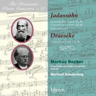 Jadassohn Piano Concertos Nos, 1, 2, Draeseke Piano Concerto : Becker, M.Sanderling / Berlin Radio Symphony Orchestra