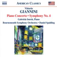 Giannini Vittorio/Sym 4 Piano Concerto： Spalding / Bournemouth So Imreh(P)