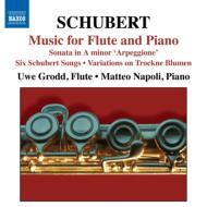 シューベルト（1797-1828）/Music For Flute ＆ Piano： Grodd(Fl) Napoli(P)