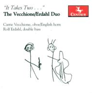 It Take Two-music For Oboe & Contrabass: Vecchione(Ob)Erdahl(Cb)