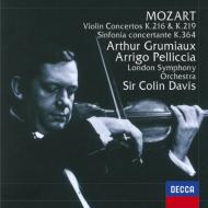 ⡼ĥȡ1756-1791/Violin Concerto.3 5 Sinfonia Concertante K.364 Grumiaux(Vn) C. davis / Lso
