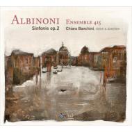 アルビノーニ（1672-1751）/6 Sinfonie A Cinque Op 2 ： Banchini(Vn) Ensemble 415