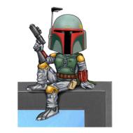 Computer Sitter -Star Wars: Boba Fett