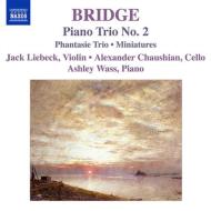 ֥å1879-1941/Piano Trio 1 2  Liebeck(Vn) Chaushian(Vc) Wass(P)