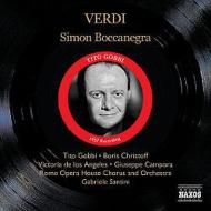 ǥ1813-1901/Simon Boccanegra Santini / Rome Opera O Gobbi Christoff De Los Angeles