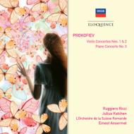 ץեա1891-1953/Violin Concerto 1 2 Piano Concerto 3  Ricci(Vn) Katchen(P) Ansermet / Sro
