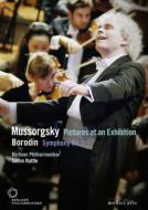 ムソルグスキー（1839-1881）/Pictures At An Exhibition Etc： Rattle / Bpo +borodin： Sym.2 Etc Shostakovich
