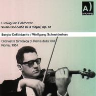 ١ȡ1770-1827/Violin Concerto Schneiderhan(Vn) Celibidache / Rome Rai So +haydn Sym 94 Bpo