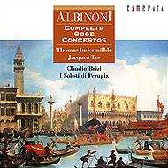 アルビノーニ（1672-1751）/Comp. oboe Concertos： Indermuhle(Ob) Brizi(Claviorgan) / I Solisti Di Perugia