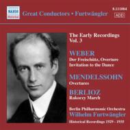 　オムニバス（管弦楽）/Furtwangler / Bpo Early Recordings-berlioz Mendelssohn Weber