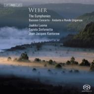 ウェーバー（1786-1826）/Sym 1 2 Bassoon Concerto Etc： Kantorow / Tapiola Sinfonietta Luoma(Fg) (Hyb)