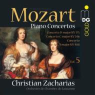 モーツァルト（1756-1791）/Piano Concerto 5 8 23 ： Zacharias(P) / Lausanne Co (Hyb)