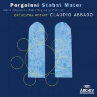 ペルゴレージ (1710-1736)/Stabat Mater Violin Concerto Etc： Abbado / Orchestra Mozart Harnisch Mingardo K