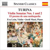 トゥリーナ（1882-1949）/Violin Sonata 1 2 Etc： Eva Leon(Vn) Jordi Maso(P)