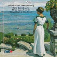 ヘルツォーゲンベルク（1843-1900）/String Quartet Op 63 Piano Quintet： Minguet Q Triendl(P)