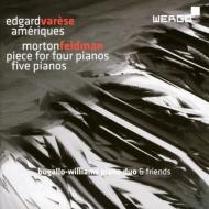 ヴァレーズ、エドガー（1883-1965）/(Piano Duo)ameriques： Bugallo Williams Piano Duo ＆ Friends +feldman