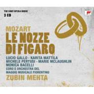 モーツァルト（1756-1791）/Le Nozze Di Figaro： Mehta / Maggio Musicale Fiorentino Gallo Mattila