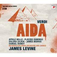 ヴェルディ（1813-1901）/Aida： Levine / Met Opera Millo Domingo Zajick Ramey Morris