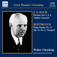 Хåϡ1685-1750/(Piano)partita 1 5 6 Italian Concerto Gieseking(P) +beethoven Sonata 17