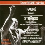 Faure Requiem, R.Strauss 4 Letzte Lieder : Ansermet / Orchestre de la Suisse Romande, Stich-Randall, Souzay
