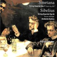 スメタナ（1824-1884）/String Quartet 1 ： Kocian Q +sibelius： String Quartet Andante Festivo (Hyb)
