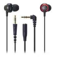 audio-technica / Dynamic Inner Ear Headphone: ATHCKM55RD (Red)