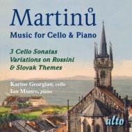 ޥ̡1890-1959/Cello Sonata 1 2 3 Variations Georgian(Vc) Munro(P)