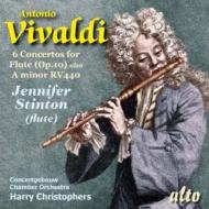 ǥ1678-1741/Flute Concertos Op.10 Etc Stinton(Fl) Christophers / Concertgebouw Co
