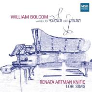 ボルコム、ウィリアム（1938-）/Violin Sonata 2 3 4 Etc： Knific(Vn) Sims(P)