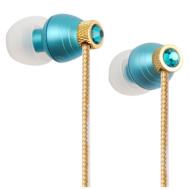 CRYSTAL BEATS Earphone Blue Zircon (Blue)