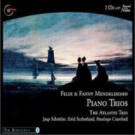 Mendelssohn Piano Trio No.2, Mendelssohn-Hensel Piano Trio : Atlantis Trio (+CD)
