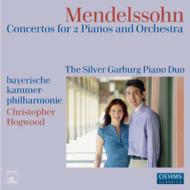 ǥ륹1809-1847/Concertos For 2 Pianos Silver Garburg Piano Duo Hogwood / Bayerische Kammerphil