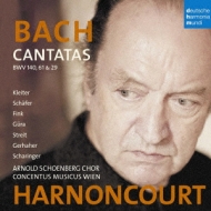 Cantata, 29, 61, 140, : Harnoncourt / Cmw C.schafer B.fink Streit Gerhaher Etc