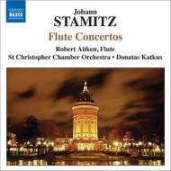 奿ߥåġϥ1717-1757/Flute Concertos Aitken(Fl) Katkus / St Christopher Co