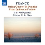 フランク、セザール（1822-1890）/String Quartet Piano Quintet： Fine Arts Q Ortiz(P)