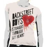 Backstreet Boys T-shirt : Heart Drip / Size: Lady's M