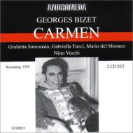 Carmen (sung in Italian): Verchi / NHK Sympnony Orchestra, Simionato, Del Monaco, etc (1959 Stereo Tokyo Live)(2CD)