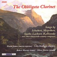 歌曲オムニバス/The Obbligato Clarinet： E. james(S) R. murray(T) Bradbury(Cl) O. davies(P)