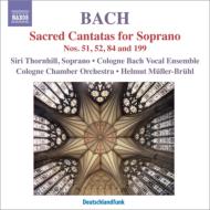 Хåϡ1685-1750/Cantata 51 52 84 199  Thornhill(S) Muller-bruhl / Cologne Co Bach Vocal Ensembl