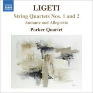 リゲティ、ジェルジ（1923-2006）/String Quartet 1 2 Etc： Parker Q