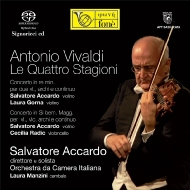 ヴィヴァルディ（1678-1741）/Four Seasons Etc： Accardo(Vn) Orchestra Da Camera Italiana Etc (Hyb)