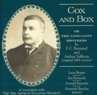 󡢥1842-1900/Cox And Box Barclay(P) L. berger I. kennedy D. francke
