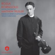 Korngold Violin Concerto, Rozsa Violin Concerto, etc : Trusler, Yasuo Shinozaki / Dusseldorf Symphony Orchestra
