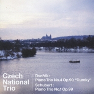ドヴォルザーク（1841-1904）/Piano Trio 4 ： Czech National Trio +schubert： Piano Trio 1
