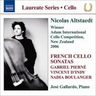 *˥Х*/French Cello Sonatas-pierne D'indy N. boulanger Altstaedt(Vc) Gallardo(P)