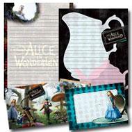 Alice In Wonderland Letter Set a