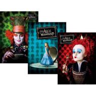 Alice In Wonderland 3d Post Card Set a