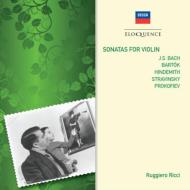 ʽ/Ricci Violin Sonatas-bach Bartok Hindemith Stravinsky Prokofiev